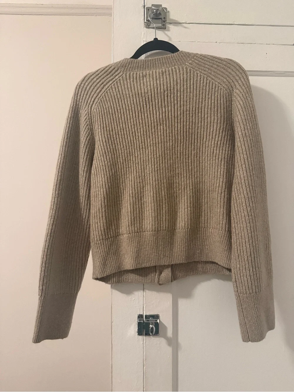 Crew Pearl-Button Cardigan Sweater (Brown) - Abercrombie - Picture 3 of 3